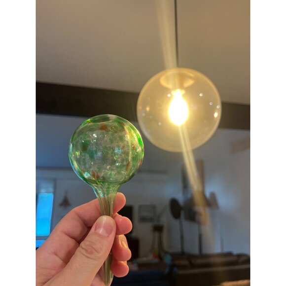 Hand-Blown Glass Watering Globes Set Of 6 - Picture 4 of 9